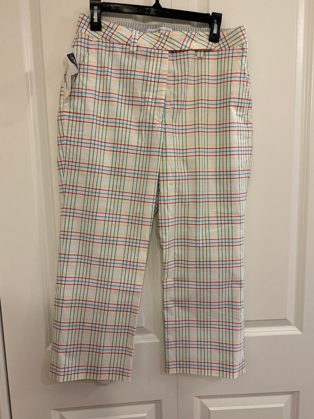 Tommy Hilfiger Golf Vintage NWT Plaid Capri Pants Women Size 8 - Vintage, Prep